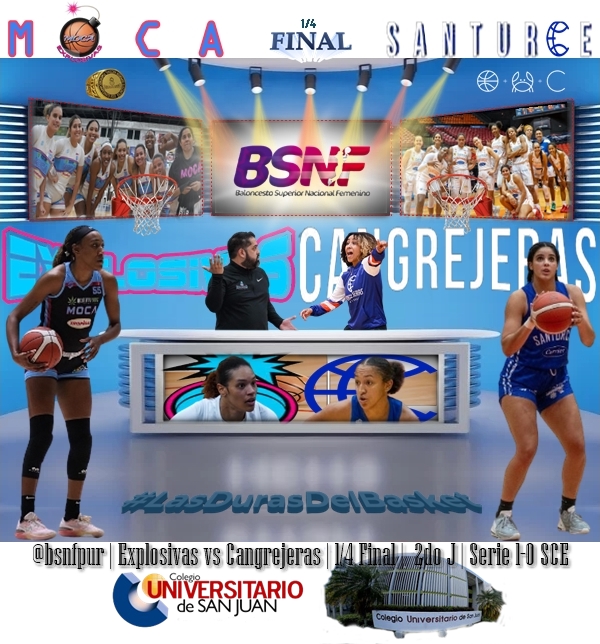 12papopiojo's tweet photo. @bsnfpur
@ExplosivasBSNF 🏀 @bsnfcangrejeras
#CuartoFinal #SerieB #J2
#8pm @CUNISANJUAN @TelemundoPR
#LasDurasDelBasket https://t.co/3pe5QkIpg1