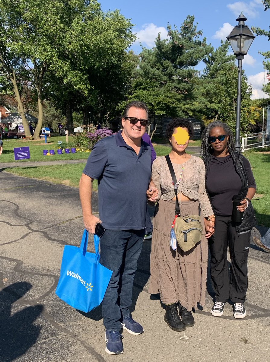 Today is the Downriver Relay for Life🫶🏾, which my husband &amp; I walked w/our little survivor warrior on the one-year anniversary of her ringing the bell🔔 for completing radiation. Hopefully, next year we’ll be able to have a team to walk it w/her as a survivor in remission.🎗️💛🔔