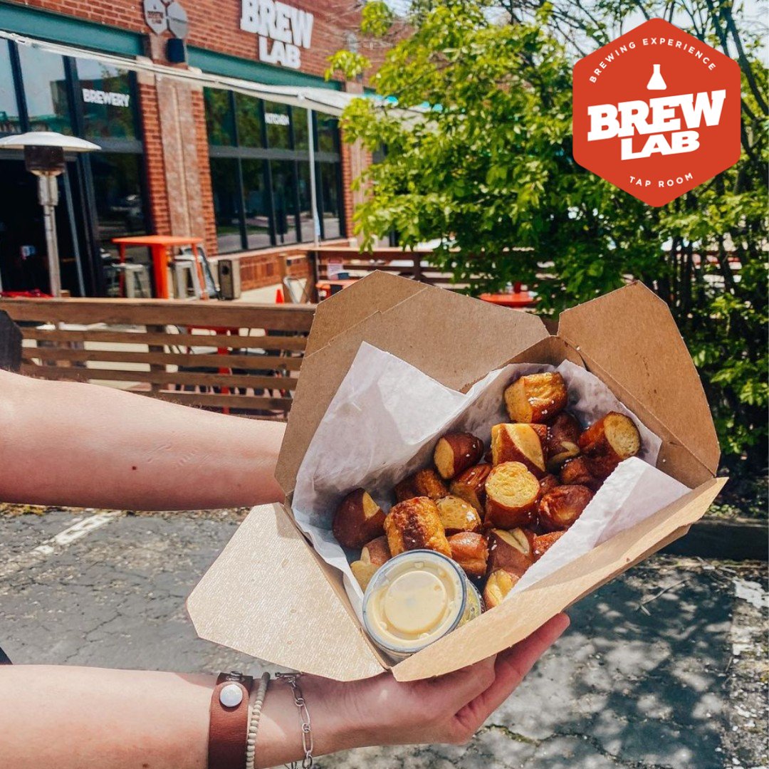 Enjoy Sweet &amp; Salty Ecstasy! Bavarian Pretzel Bites with a Cinnamon Sugar Coating, served alongside our house-made Tinta Davila Mexican Stout Cream Cheese Dip.

Are you team sweet, salty or both?

#SweetAndSaltyBliss #PretzelBites #CinnamonSugarCoating #MexicanStoutCream