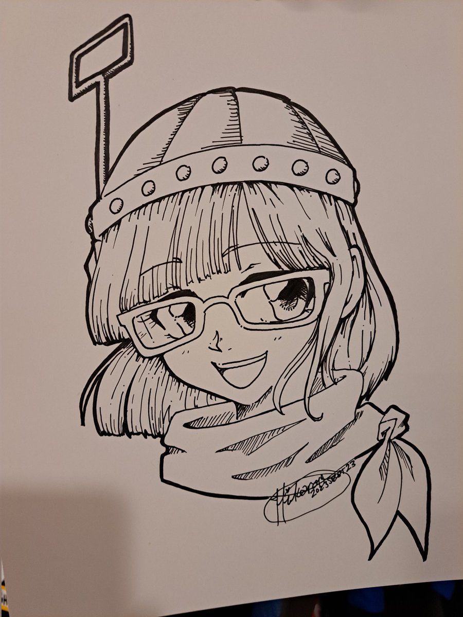 HikarooChan's tweet photo. #lucca #chronotrigger #ArtistOnTwitter 

Inked Lucca for funsies. https://t.co/cIdyZyhPx8