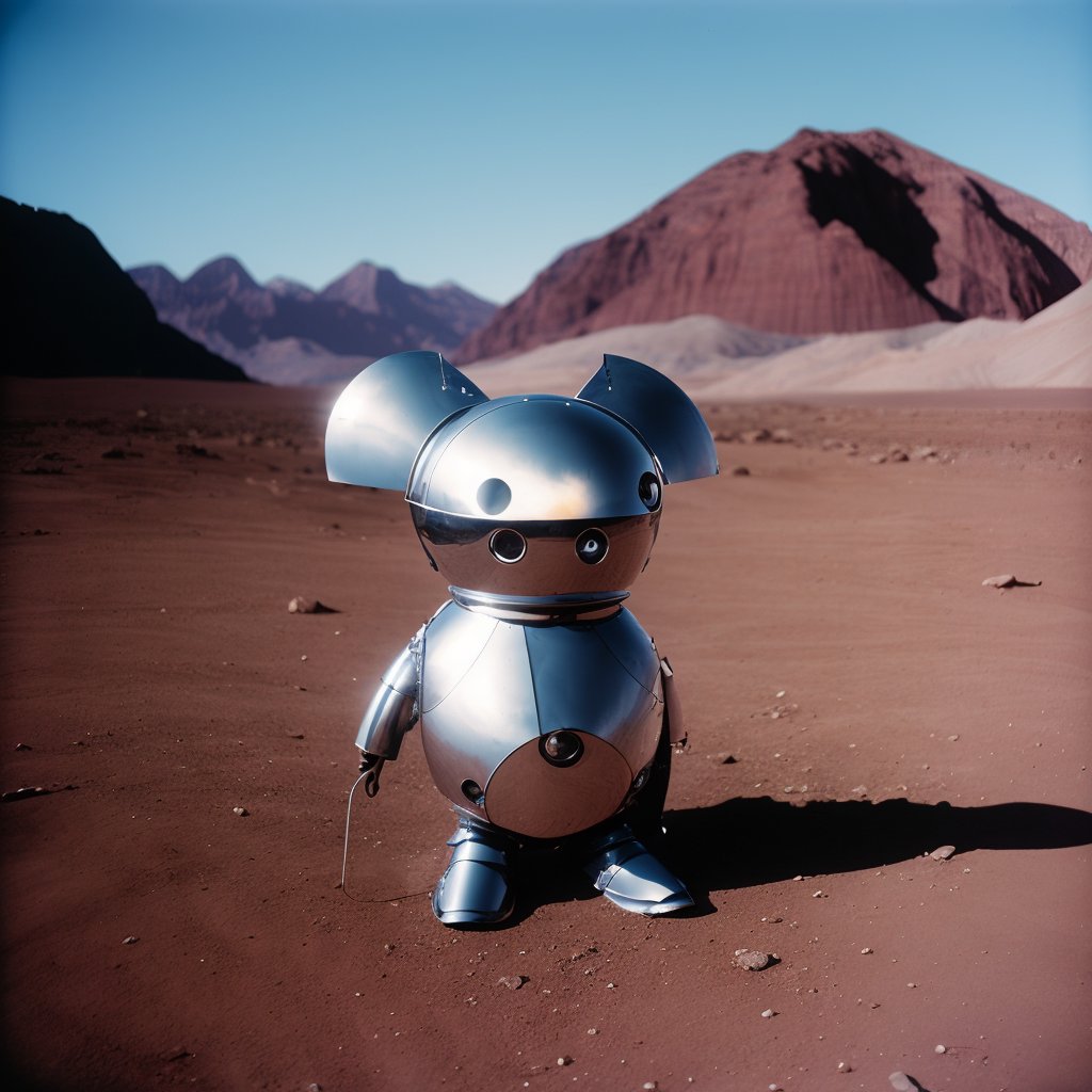 FireART_AI's tweet image. Try species mixing to generate chrome animals from Mars.#aiartcommunity #aiphotography #ai