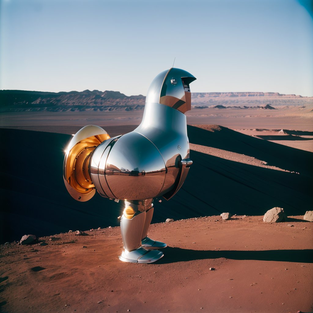 FireART_AI's tweet image. Try species mixing to generate chrome animals from Mars.#aiartcommunity #aiphotography #ai