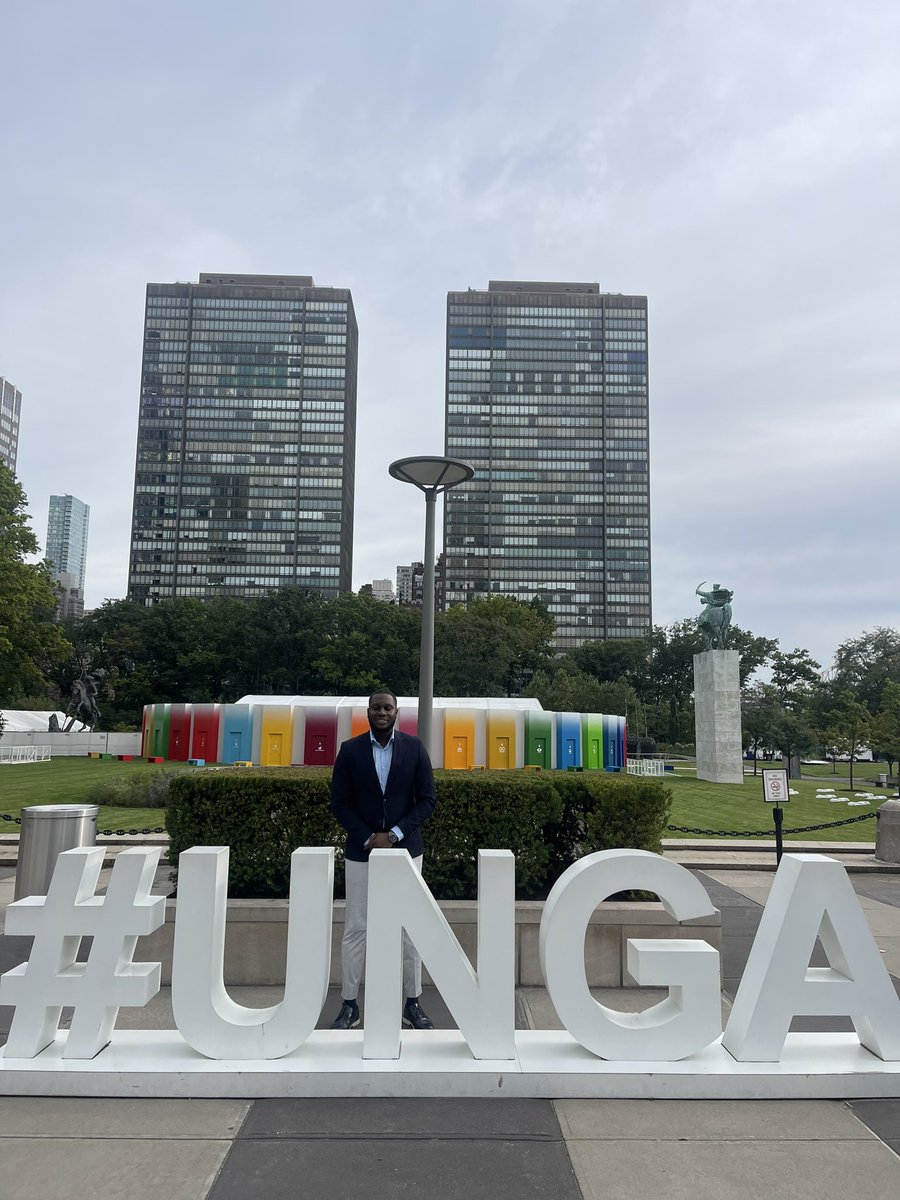 Taking part to the @UN General Assembly and the SDG Action Weekend in New York City.

An incredible opportunity to participate and contribute as a Climate Delegate.

w/ @IYCM & @COP28_UAE 

#UNGA78 #SDGActionWeekend #YouthClimateDelegate #IYCDP #COP28
