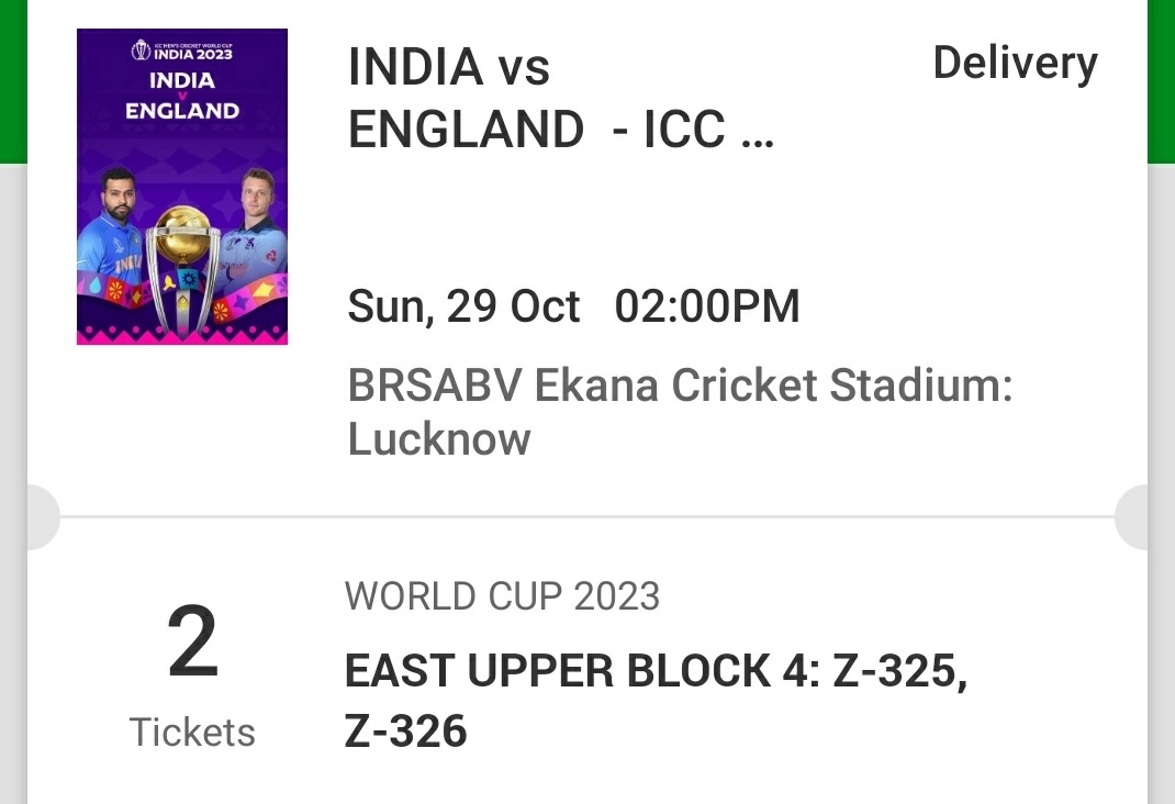 MananBaweja2's tweet photo. Anybody who wants two india vs england ecclusive match tickets contact me through dm price is just 4000 each tickets will be directly delivered to home #WorldCup2023 #worldcuptickets #INDvsENG https://t.co/NaZD3jf2UW
