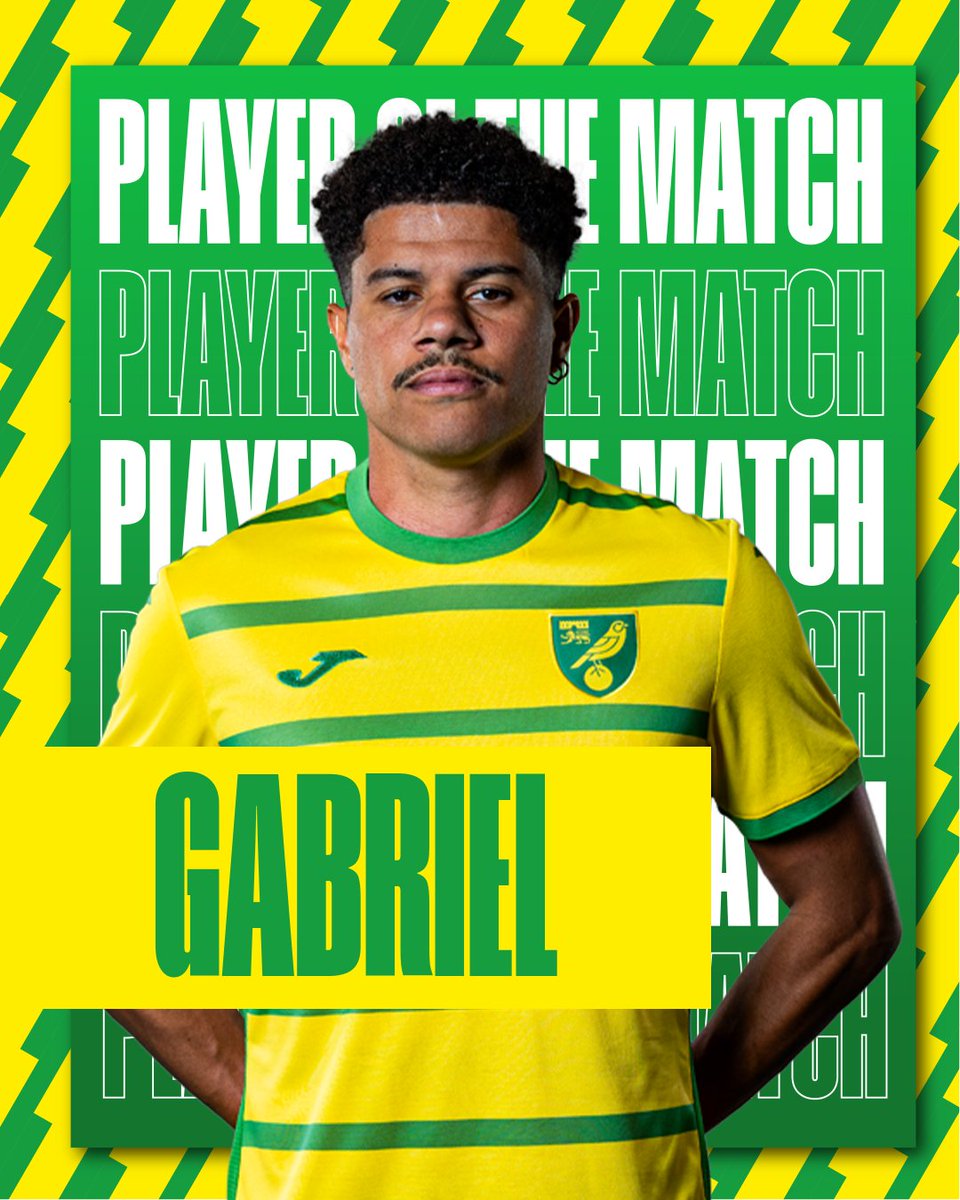 TheYellows_com's tweet photo. Our player of the match is Gabriel! https://t.co/F1CTrYlRSy