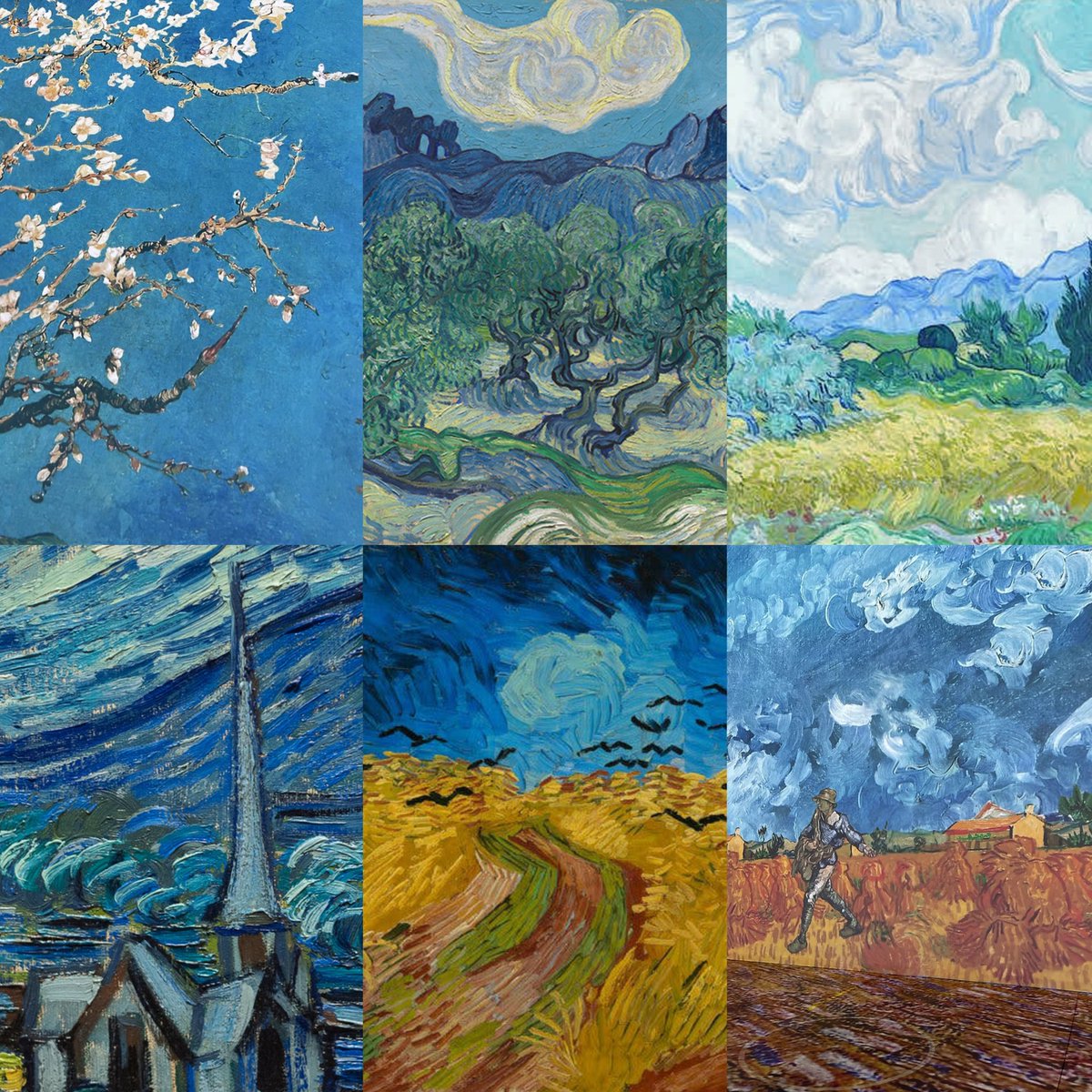 artistryhere's tweet image. colors of van gogh.