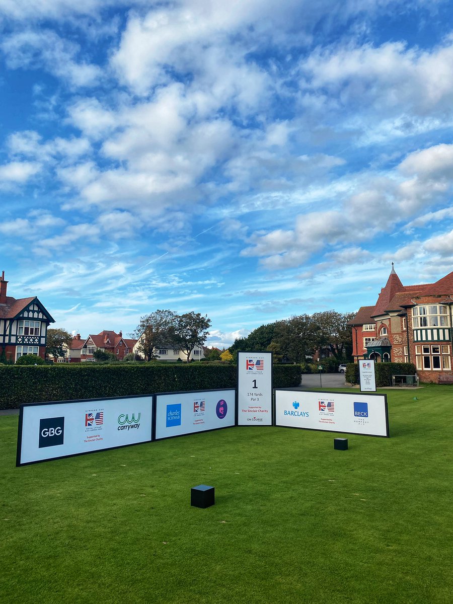 Stacey_Jeffries's tweet photo. My absolute pleasure to donate my time, energy & equipment to support our wounded veterans
The Simpson Cup 2023 Royal Lytham GC
🇬🇧 Wounded Veterans v 🇺🇸 Wounded Veterans
1st Tee all set up
#OnCourseFoundation #Golf
#WoundedVeterans 🫡 https://t.co/s8B0aTDx67