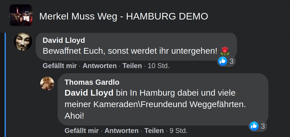 #HH2409 #Nazis in der Innenstadt an der #Kunsthalle.
Ich frage mich ernsthaft, daß dieser Schläger #Gardlo überhaupt als Veranstalter auftreten darf. Jedenfalls bei diesem Statement. #Gewalttäter