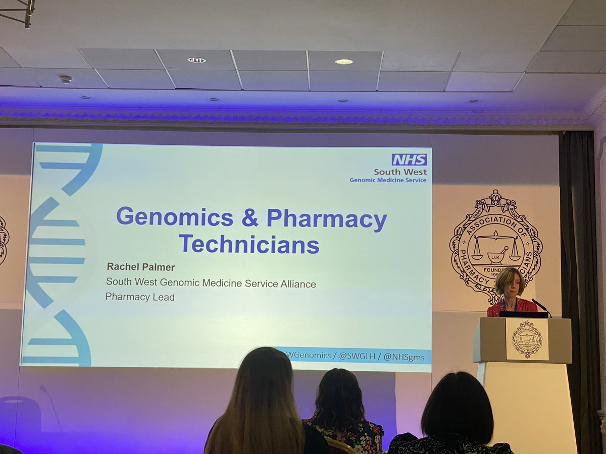 Such an interesting talk on Genomics and Pharmacy technicians. Can’t wait to do more reading on this. #MakingAnImpact @NottsHCPharmacy #APTUK2023