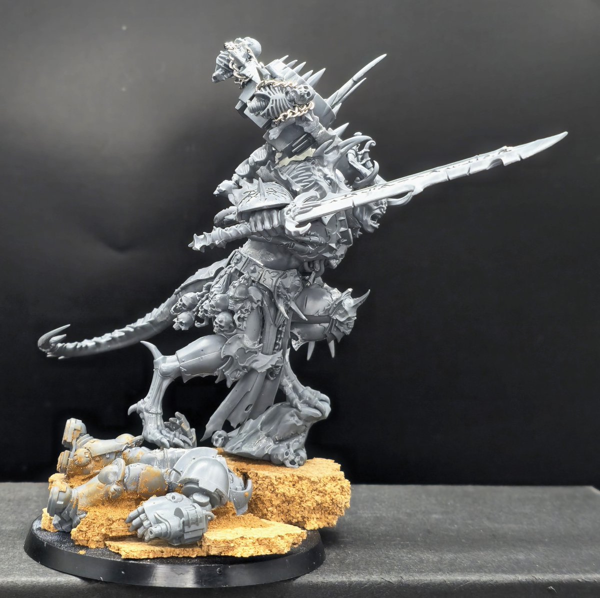 JayminHsu's tweet photo. Finally finished the new Daemon Prince converting project before my vacation next week.
This time, I used many techniques I've always wanted to try, and I'm very pleased with the result.
I'll pack up tomorrow, and the day after here I come, NagoyaοΌ
#γ¦γ©γΌγγ³γγΌ #warhammer40k https://t.co/1dwPXjRlFz