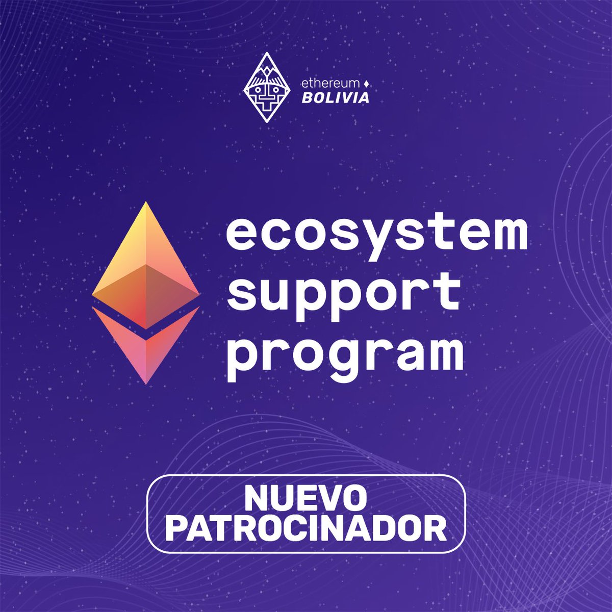 EthereumBo's tweet photo. Estamos emocionados de anunciar que @EF_ESP se une como patrocinador oficial de la #HackathonEthereum, ellos son parte de la Ethereum Foundation, ofreciendo apoyo para el ecosistema de Ethereum. Gracias por su apoyo en la búsqueda de soluciones innovadoras en el mundo blockchain. https://t.co/dli3xmbF8Q