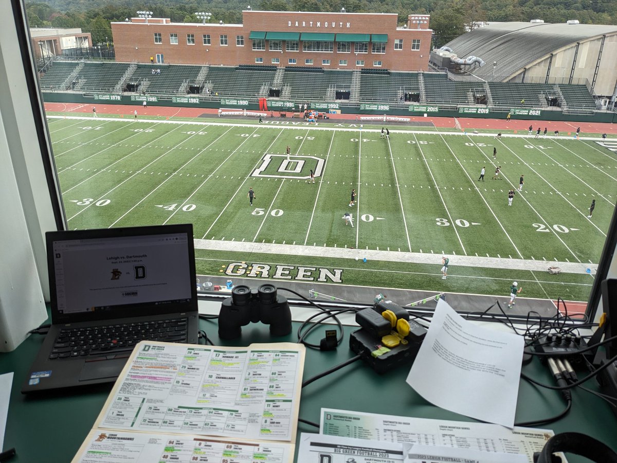 It's the home opener for <a href="/DartmouthFTBL/">Dartmouth Football</a> as they welcome in <a href="/LehighFootball/">Lehigh Football</a>

The Big Green look to rebound after last week's 24-7 loss against UNH. Lehigh also fell last week, 23-20 against Cornell.

Kickoff at 130pm alongside <a href="/SteveGoldberg_/">Steve Goldberg</a> on <a href="/ESPNPlus/">ESPN+</a>
