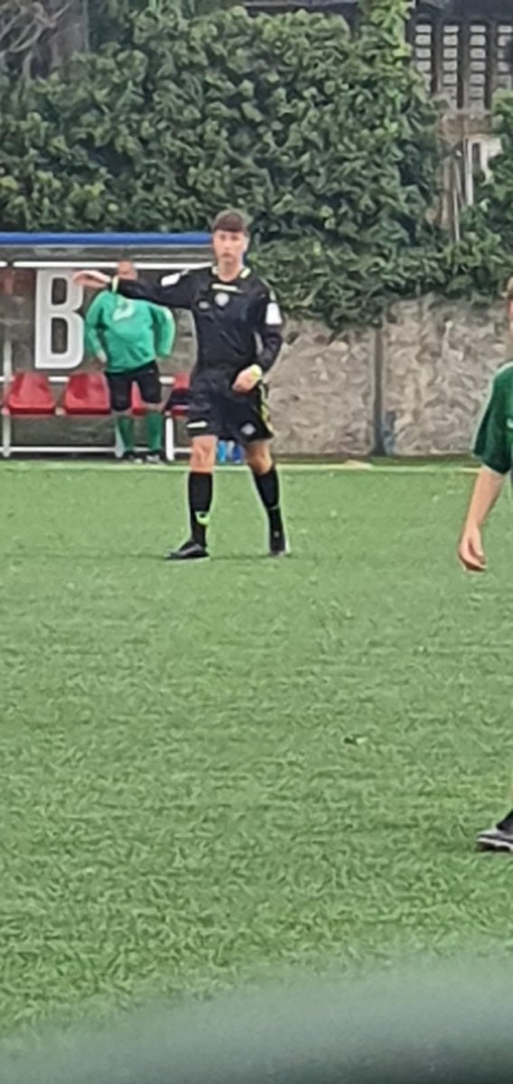 My debut as a referee (yep thats me) 👨🏿‍🚒