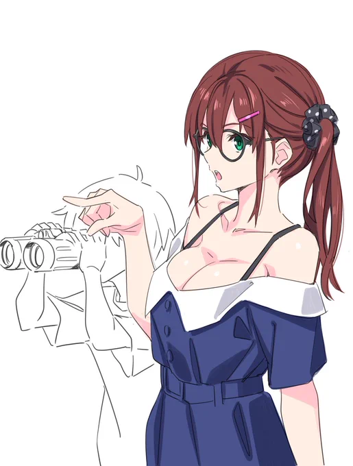 伊達メガネな千夏ちゃん(視力は2.0以上) 