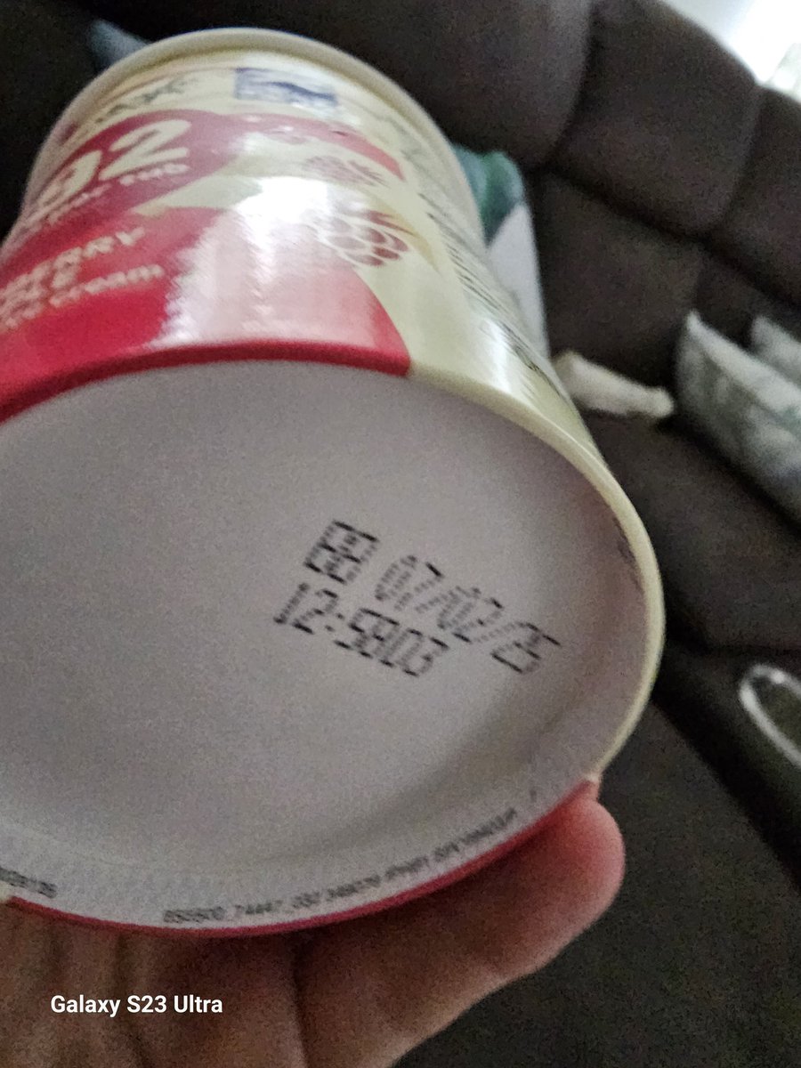 Conjasnat3's tweet photo. @LidlGB I think your production missed something in my raspberry ripple ice cream, devastated this is my treat day ☹️ https://t.co/T6P7Sqr7aT
