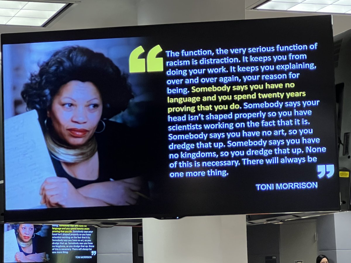 Racism as distraction: <a href="/jamila_lyiscott/">Jamila Lyiscott, PhD</a> <a href="/ArizEngTeachers/">ArizEngTeachers</a>