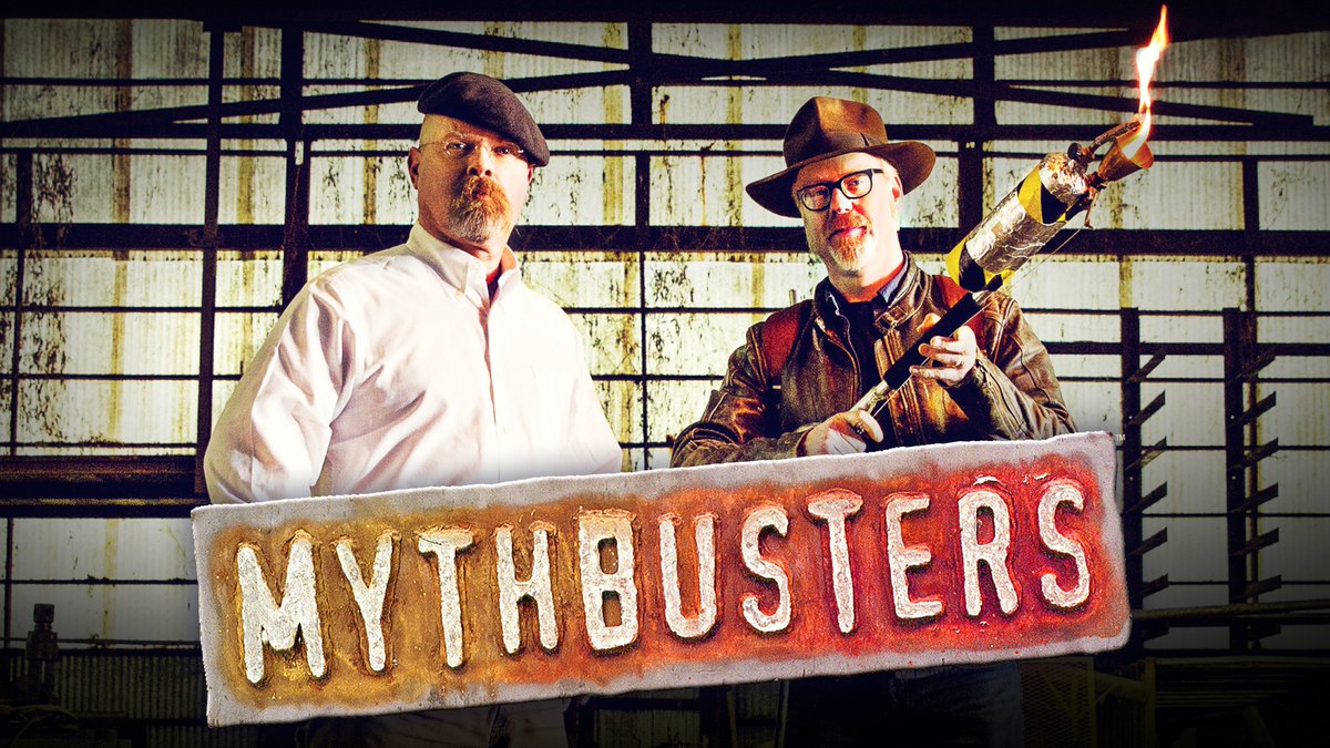TVTango's tweet photo. 📺Today TV History: MYTHBUSTERS #MythBusters @MythBusters Premiered 2003 @Discovery Starring @donttrythis #JamieHyneman Joined Season 2: @KariByron @ToryBelleci, Joined Season 4: @grantimahara About https://t.co/WIpXoHOGQq https://t.co/og2DF5NE2h