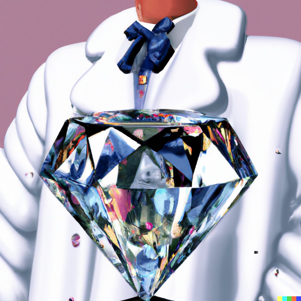 Another record for lab-grown diamonds. One carat rounds fall below $200 in wholesale trade.