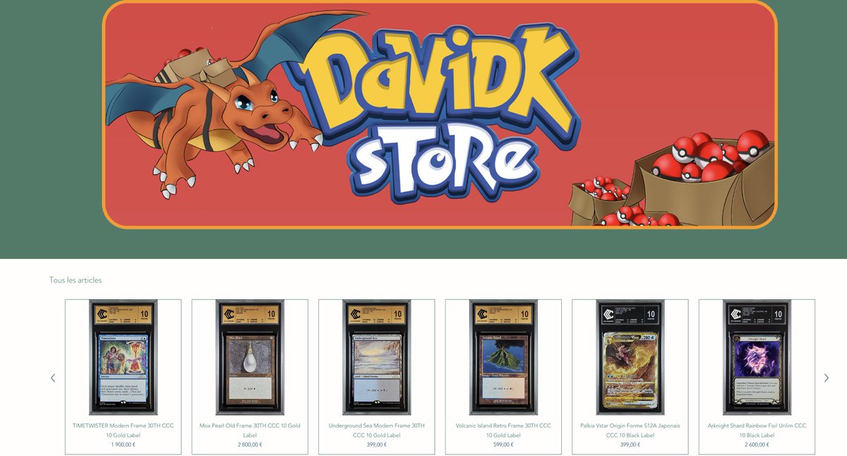 davidkclash's tweet image. Des cartes d’Exceptions viennent d’apparaître sur davidkstore.fr