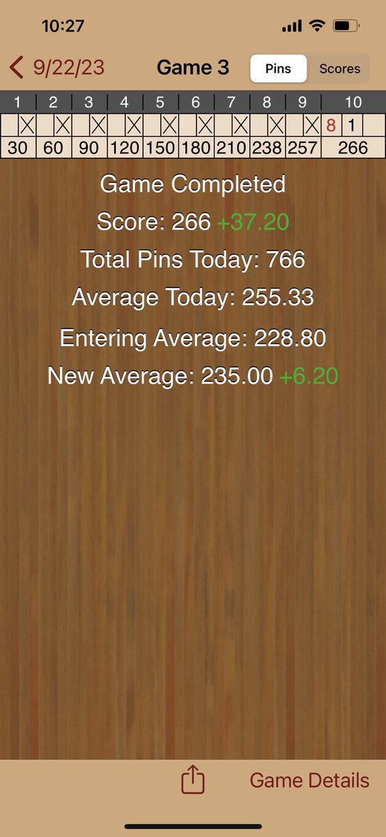 AdelmanKeith's tweet image. Three strikes shy of a 300 game and an 800 series tonight… Best ever, though!