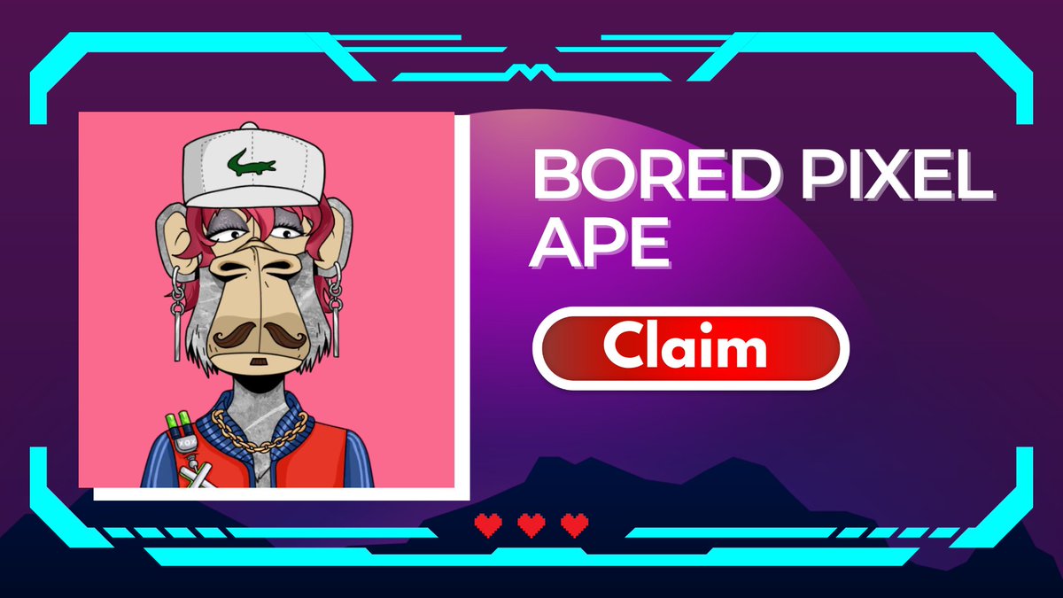 PepperCrypto_'s tweet image. Bored Pixel Ape NFTs Mint Live 🎉

Join Giveaway ✅
Retweet ✅

👇GO👇
gleam.io/kmgUl/bored-pi…