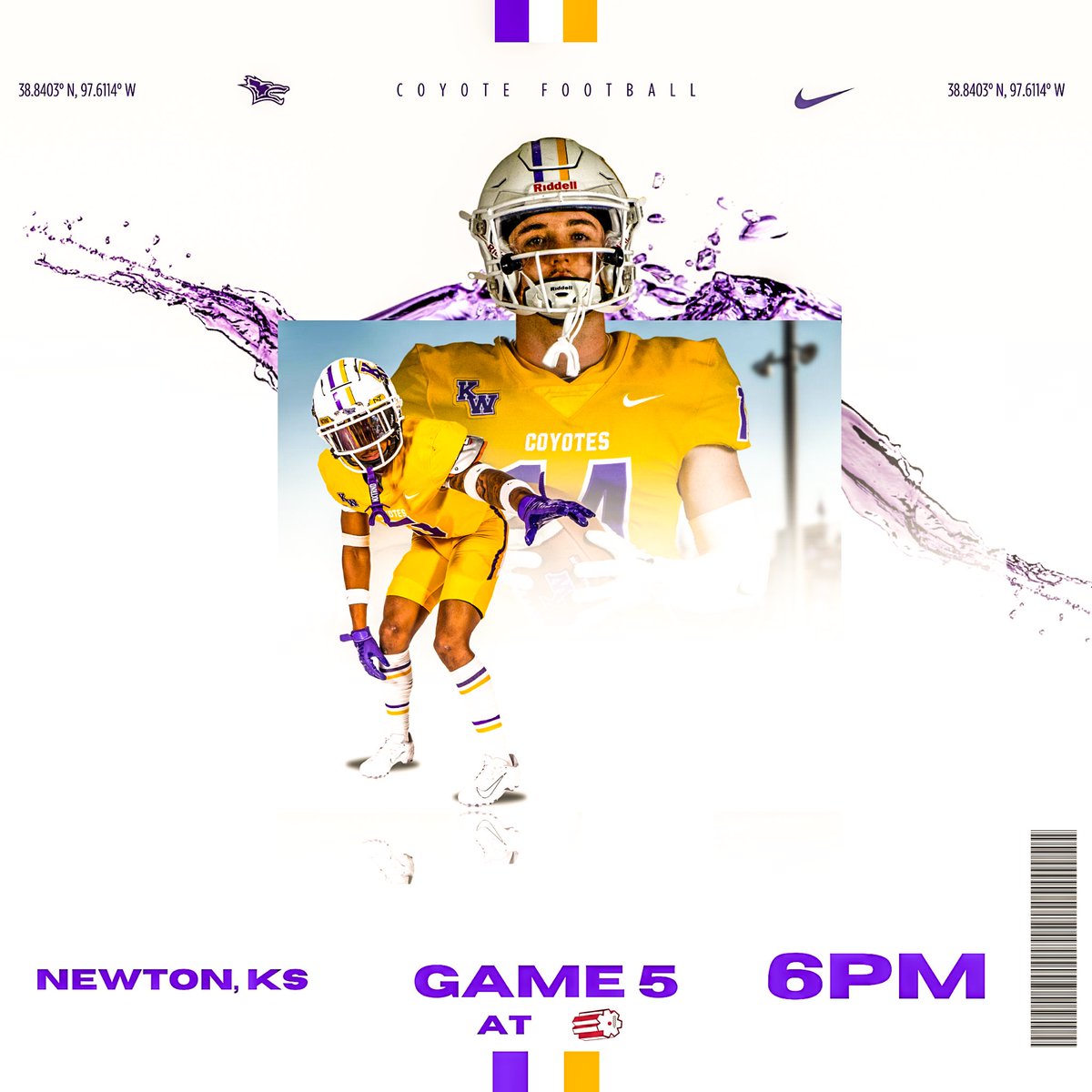 GAMEDAY!!! BIG GAME IN NORTH NEWTON TONIGHT!!! WAR READY!

🗓️  SEPTEMBER 23, 2023
🕐  6:00 PM
🏟️  NORTH NEWTON, KS
📺 kcacnetwork.com/kansaswesleyan…

#NOMIOA #LOYALTY23