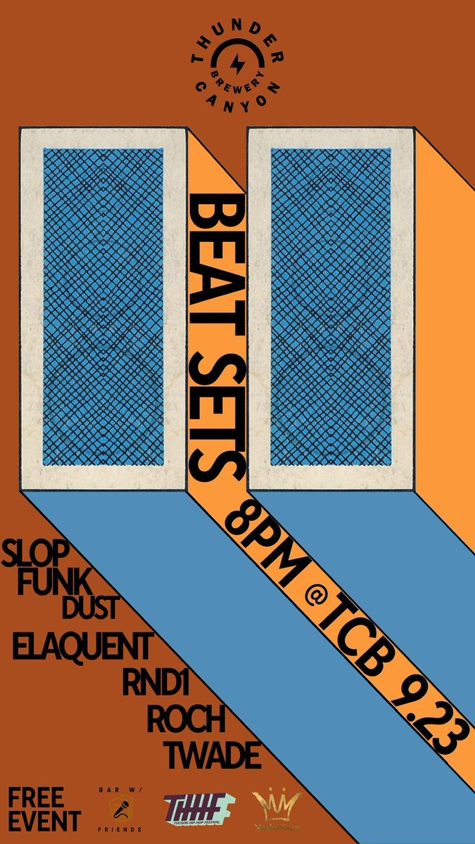 slopfunkdust's tweet photo. Tonight!!! Tucson with my #SessionIn brother @Elaquent at @thundercanyonaz ✊🏾 https://t.co/1bq4ZYgJCp
