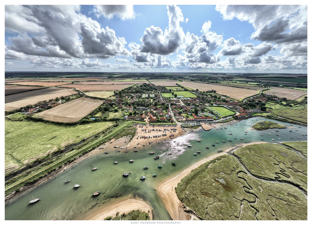 Loving the clouds today at Burnham Overy Staithe in Norfolk @ChrisPage90