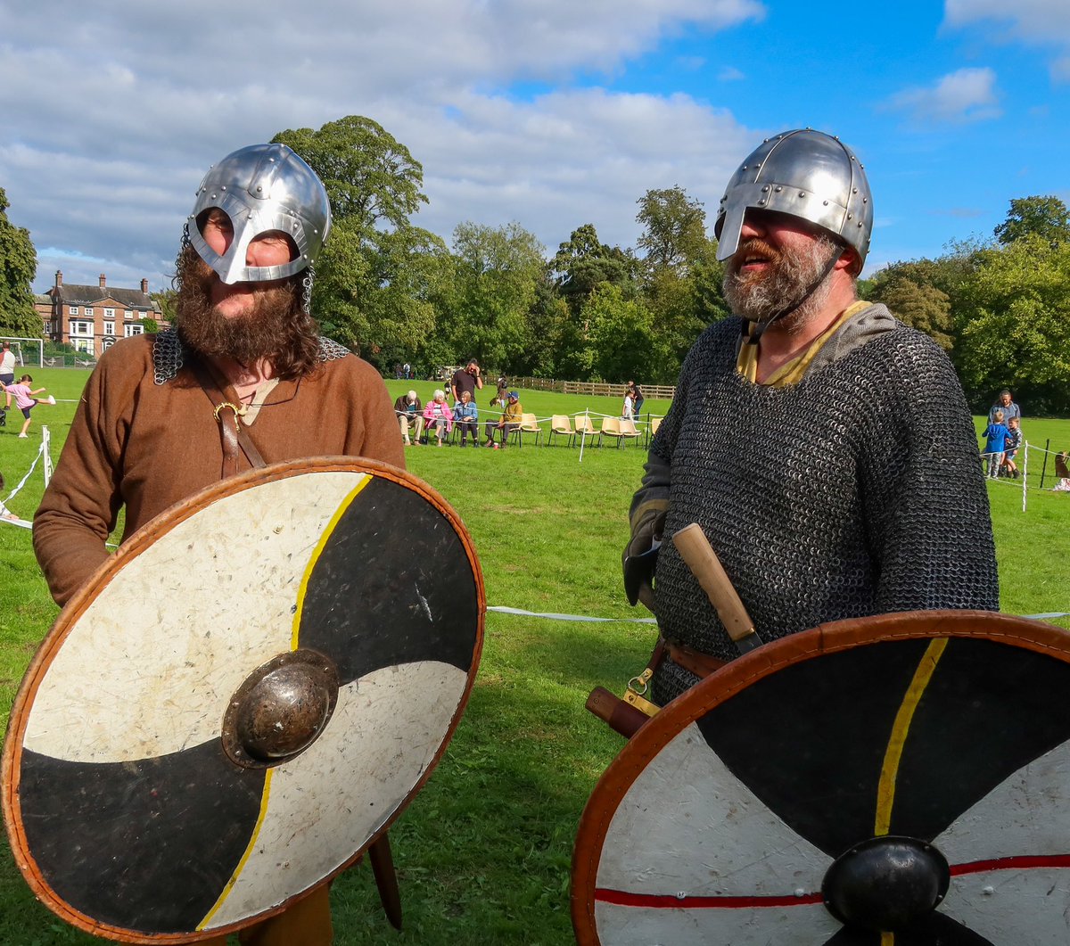 Lovely to see the local Thelwall 1100 year’s anniversary celebrations so well attended today