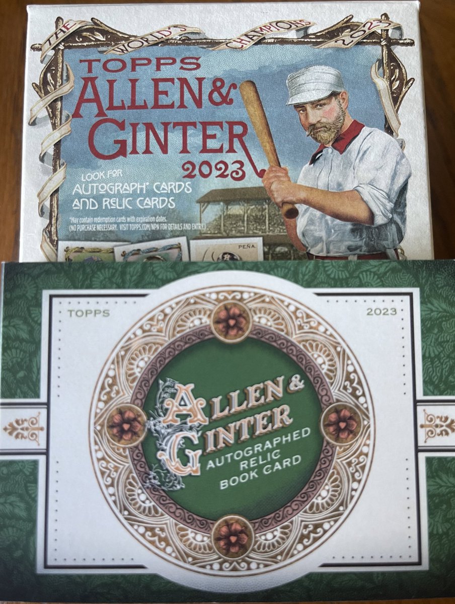 Scotszn's tweet image. In honor of his 2 Home Run game yesterday, look what I pulled from a Topps A&amp;amp;G Value box on drop day 🤪 Topps Allen and Ginter Auto Relic Book Card Christian Yelich 05/10. #Topps #AllenAndGinter #ChristianYelich