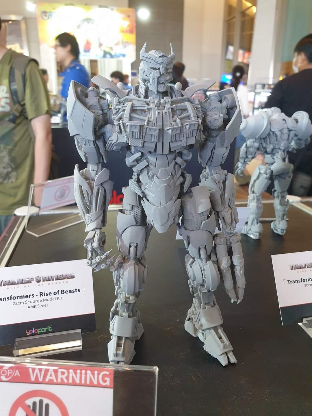 Is Transformers: One Trailer out? on X: We have some brand new Yolopark  AMK series Prototypes! Scourge, Mirage and a brand new one from another  movie SOUNDWAVE! Looks like we will be