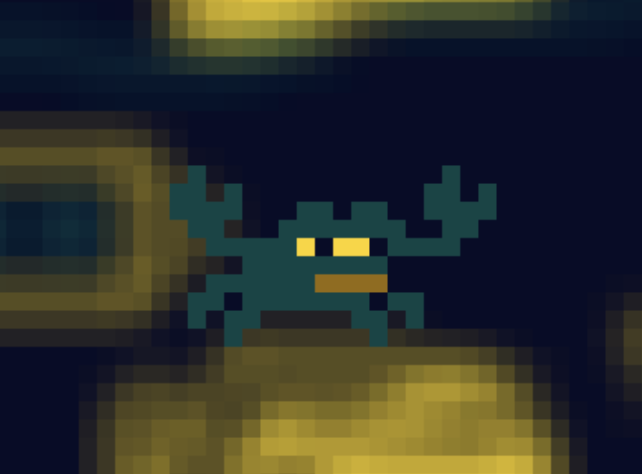uwucreamy's tweet photo. i draw crab π¦ #pepecrab #pixelart #basepaint @basepaint_xyz #tinypixelart #80px https://t.co/3dPJcnq8lT
