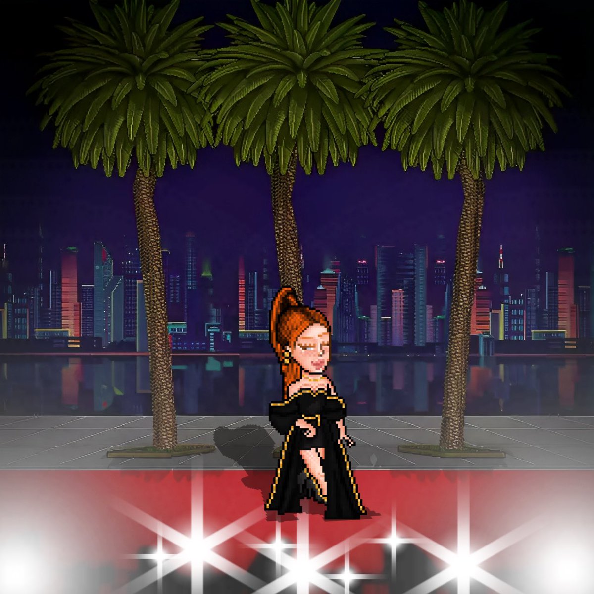 Some moments from yesterday's event <a href="/HabFIndustry/">Fashion Industry</a>, thanks for the fashion night! 🧡

Makeup for : #LeaBeauty 

#MeuHabblet #VemProHabblet