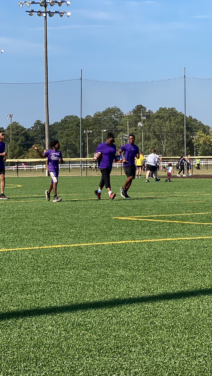 Great time helping out at Bartow County Challenger League football game this morning!