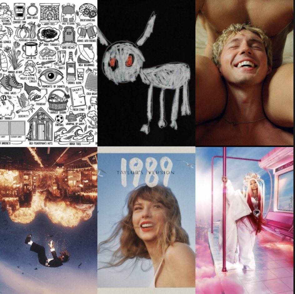 chartsradar's tweet photo. notable upcoming album releases:

09.29.23 @edsheeran | AUTUMN VARIATIONS.

10.06.23 @Drake | FOR ALL THE DOGS.

10.13.23 @troyesivan | SOMETHING TO GIVE EACH OTHER

10.15.23 @OffsetYRN | SET IT OFF

10.27.23 @taylorswift13 | 1989 (TAYLOR’S VERSION)

11.17.23 @NICKIMINAJ | PINK FRIDAY 2