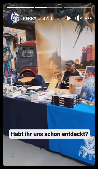66_RP_ORIGINAL's tweet photo. #PerryRhodan #Rhodan #Perryversum #SciFi #ScienceFiction #Book #Buch #Heftroman #Novelbooklet #Convention
Stand der Perry-Rhodan-Redaktion auf dem
Science-Fiction-Treffen im Technik Museum Speyer
(noch bis morgen 18Uhr)
https://t.co/8h1tHVGKV0
FB-Story: https://t.co/6QAHTba2JK https://t.co/A1RhlPQSzM