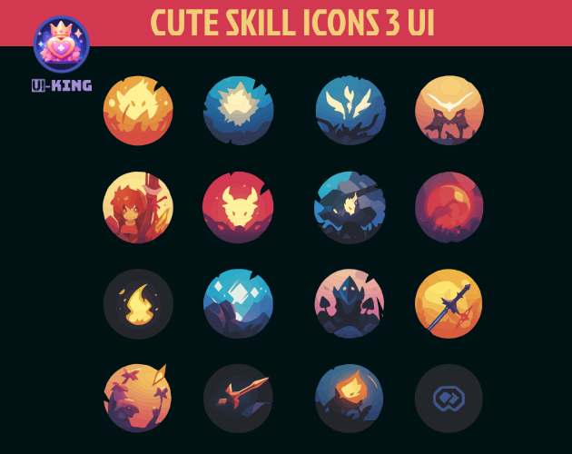 UI_KING_'s tweet photo. Another 12 Vector Skills Icons UI Assets! These icons amp up your game 🎮

Get 'em: https://t.co/Xm6dbz3N8E

#gamedev #IndieGameDev #Indiedev #GameArt #GameMaker #Unity3D #UE4 #GameProgramming #vectorart #gameassets #GodotEngine

@indiegamesdevel
@IndieGameDevBot
@IndieDevDog https://t.co/UWUikVy6Pe