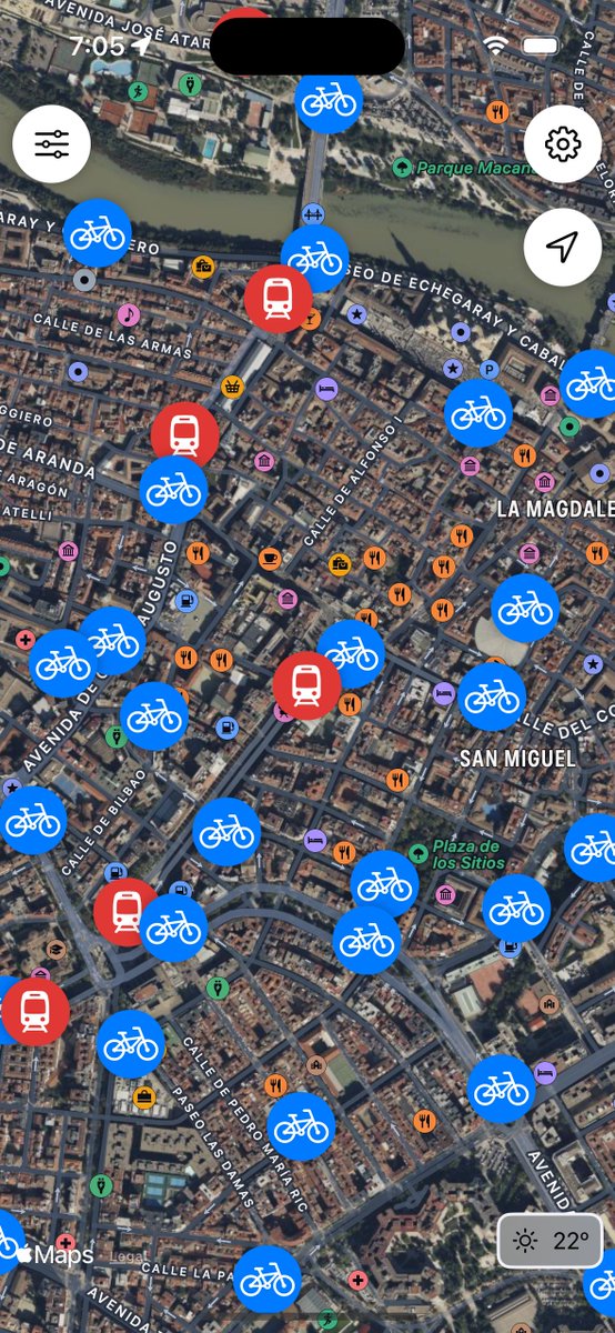 ZGZ_app's tweet photo. ¡Y próximamente, podrás elegir el estilo de mapa! 🗺️ https://t.co/QEOdkRjhLf