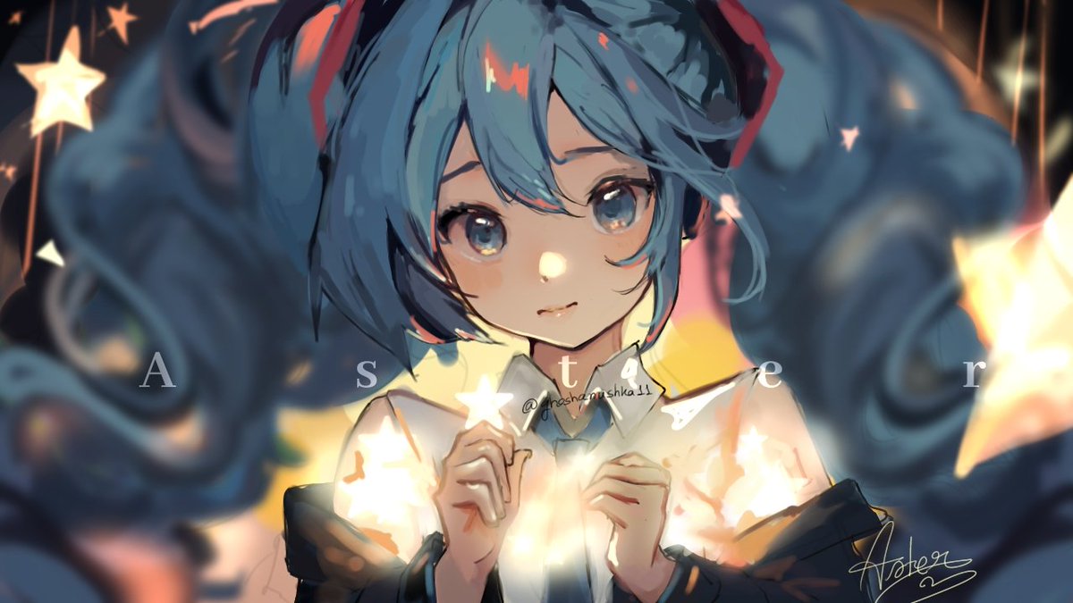 Astercoffee's tweet photo. Drawing Hatsune miku in my own style

#HatsuneMiku #digitalart #art https://t.co/Uoy7EeQm4l
