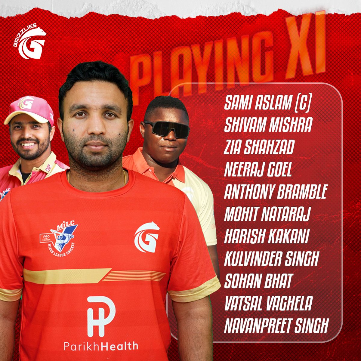 Our starting lineup is locked and loaded! 🔒💥

SVS won the toss and chose to bowl!

#MiLC #USAcricket #GoldenStateGrizzlies #GSG #playoffs #USA #SVS

#cricket #cricketlovers #cricketlife #cricketlove #cricketworld #cricketmatch #cricketers #cricketupdates #cricketforlife