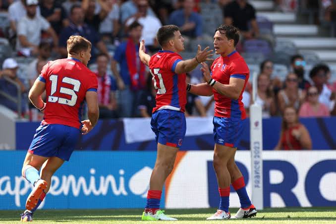 MatchKit (@yourmatchkit) on Twitter photo Since qualifying for the Rugby World Cup, this Chilean team has struggled.
Playing as <a href="/SelknamRugby/">SelknamRugby</a> in <a href="/SuperRugbyAM/">SUPER RUGBY AMERICAS</a>, they didn’t even make the playoffs this year.
So to see them playing with this much heart at #rwc2023 is inspiring. Since qualifying for the Rugby World Cup, this Chilean team has struggled.
Playing as <a href="/SelknamRugby/">SelknamRugby</a> in <a href="/SuperRugbyAM/">SUPER RUGBY AMERICAS</a>, they didn’t even make the playoffs this year.
So to see them playing with this much heart at #rwc2023 is inspiring.