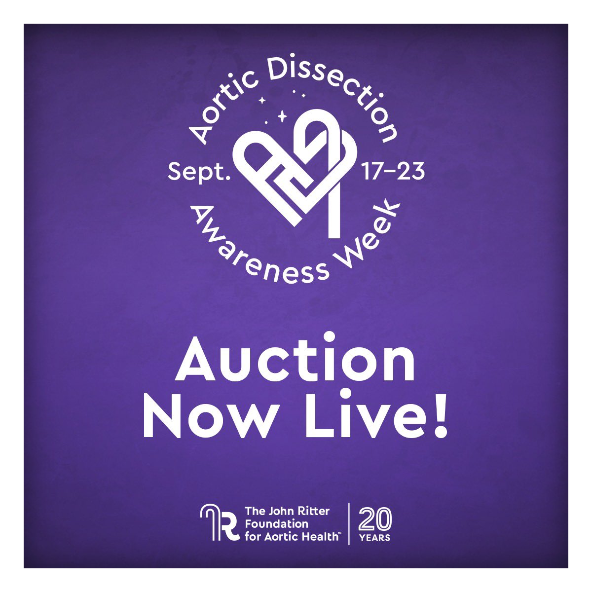 Aortic Dissection Awareness Week is almost over!! Have you checked out the virtual auction where you can get awesome memorabilia, gift certificates, and more stuff and other things plus different items?? It all helps the @JohnRitterFdn Link here: tinyurl.com/bdfn2k86