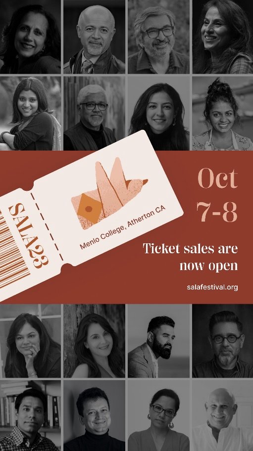 artforumsf's tweet photo. What defines us as Indians? Cuisines, dances, stories, spiritualism, or cinema? SALA2023 will offer intellectual delights with some of the finest minds. @SanaJaveriKadri @MarigoldRow @KatiRollCompany @LifePodi @KolaGoodies @indiasbbq @indiacurrents #ArtForumSF #SALA2023 https://t.co/bAtGaXDxyL