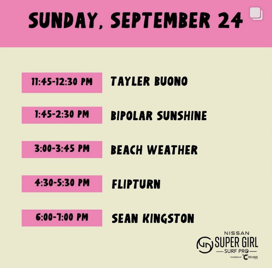 Playing a free concert by the Oceanside Pier tomorrow morning at the @SuperGirlPro festival!! If you’re in CA you should come!! :)