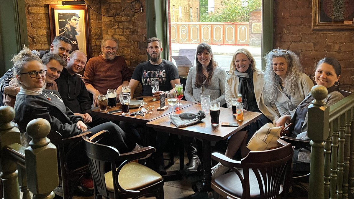 online_acting's tweet image. Our students are relaxing after working hard at today’s Acting for Camera workshop in Manchester #actorslife