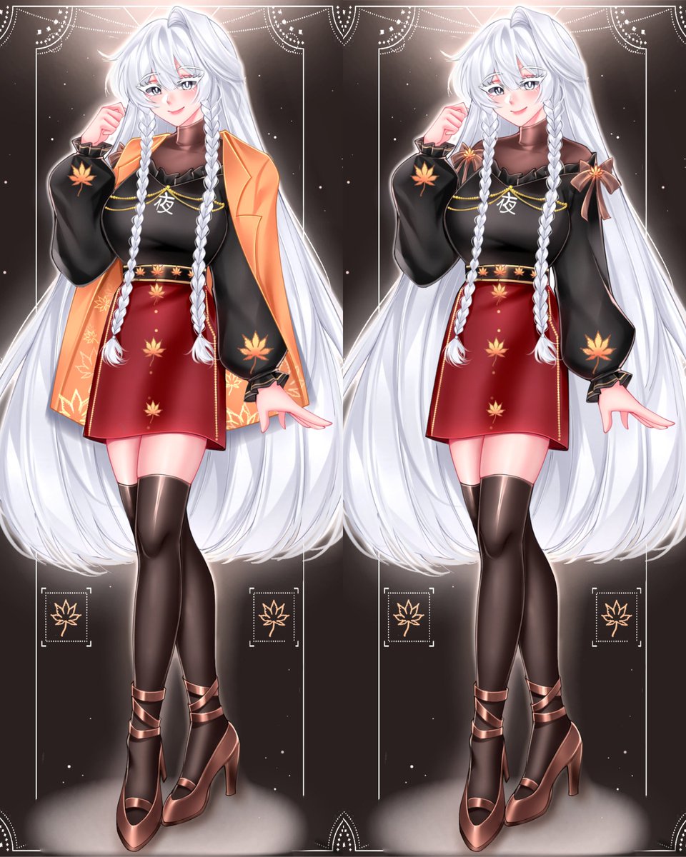 Big shoutout to my moma cyin for make this beautiful Yoru 2.0🧡🧡🧡