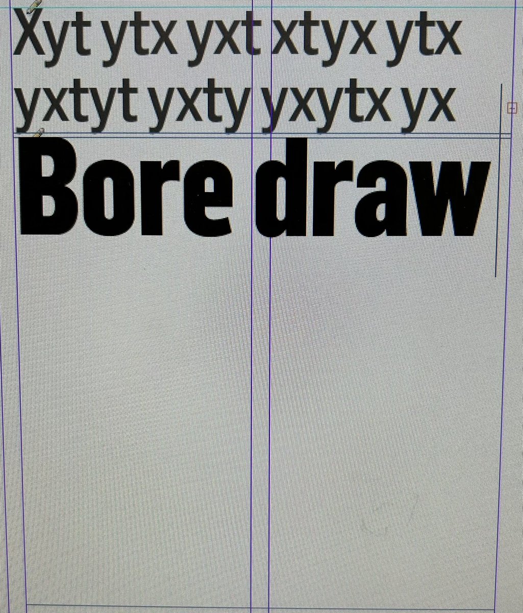 Nick_Metcalfe's tweet photo. I might not even bother filling any of the rest in. Wonderful from me. It’s far too long since I gave any game the ‘bore draw’ moniker. Such a phrase from my footballing youth that.
#BoreDraw https://t.co/ScIAJwMOfB