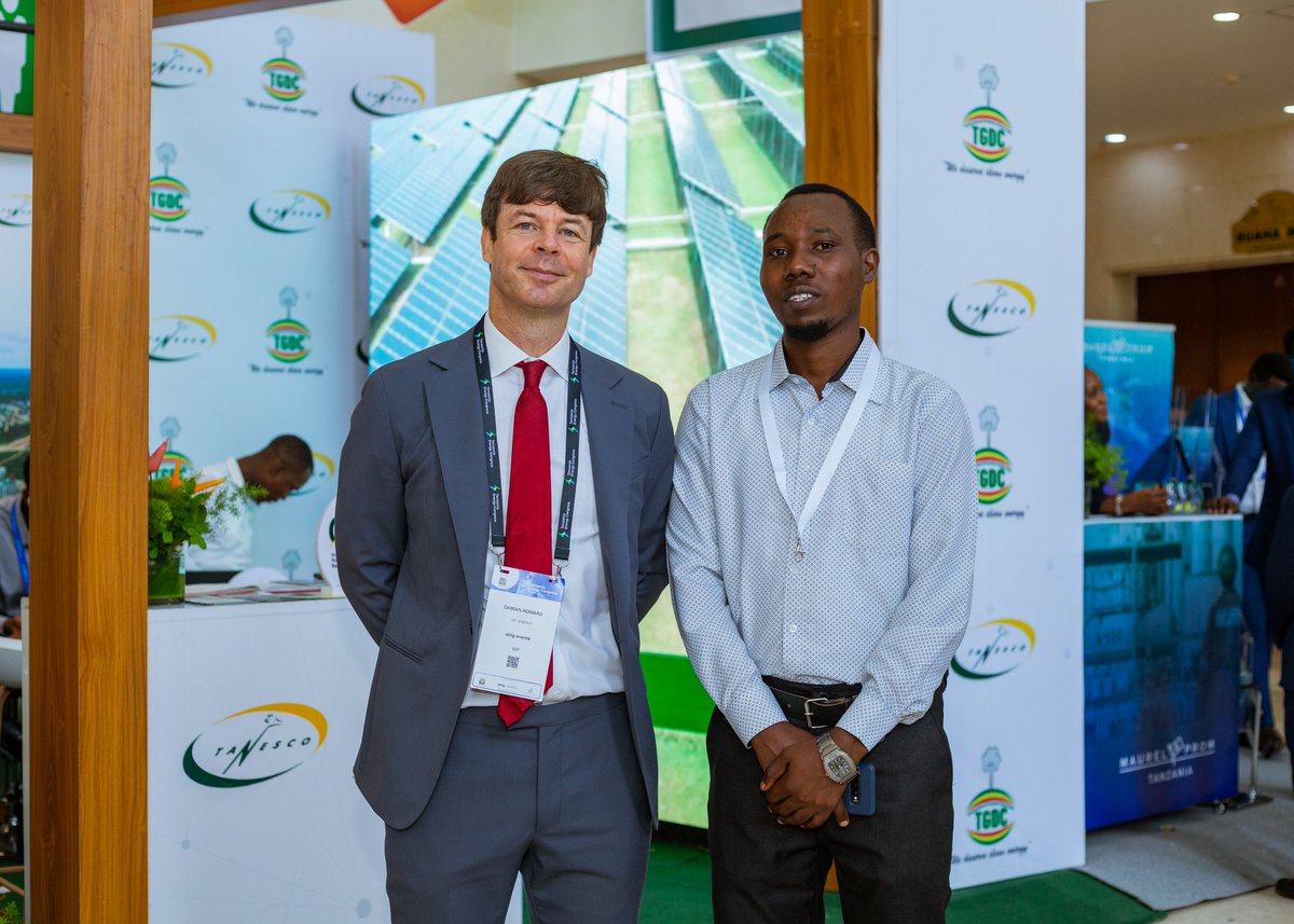 kapeto98's tweet photo. Me and CEO of @dmgeventsglobal at JNICC In Tanzania Energy Congress..it was so excited an Amazing Events..

 #TEC23 #TanzaniaEnergyCongress #Energy #SuccessStory #Gas #dmgevents https://t.co/t38JbPZvcM