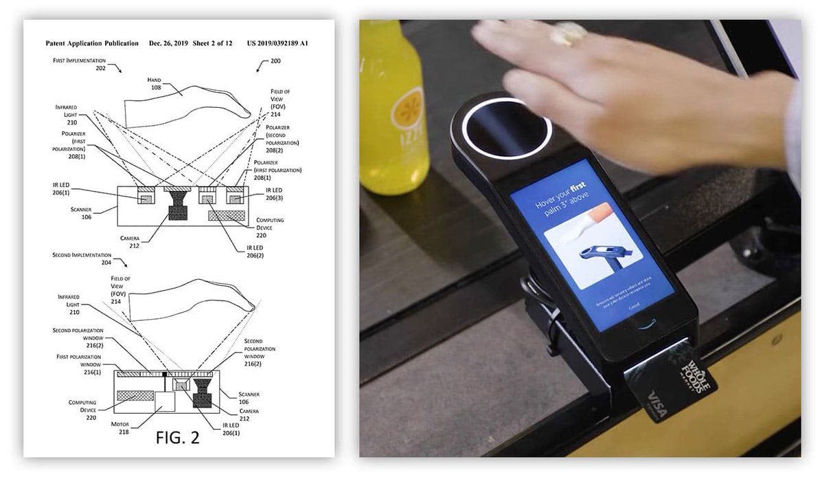 Could ‘@Amazon One’ Palm Payments Ever Get Upper Hand Over Digital Wallets? Exploring the issues and the appeal, along with a field trip and how it works. thefinancialbrand.com/news/payments-…