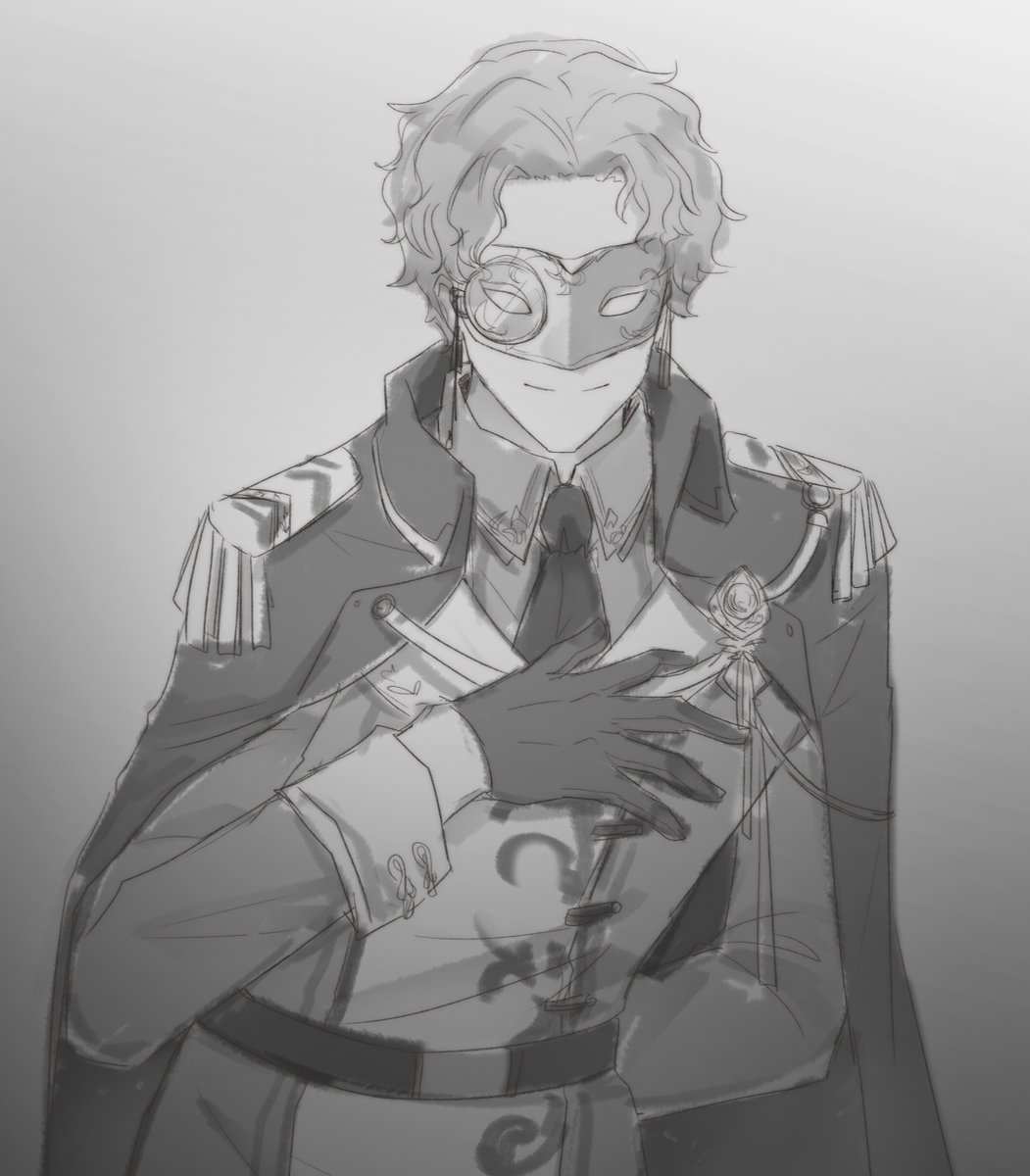 Tob3_Coracao's tweet photo. #2ndEvent_POCSR 
#Masquerade_POCSR

"สายัณห์สวัสดิ์"

ส่งเสียงสะกิตแด่ผู้ที่ยืนเฝ้าพร้อมปลายนิ้วที่แตะริมผิวปาก

ไม่ว่างานเลี้ยงจะเริ่มหรือเลิกลาจบลง

ก็มิจำต้องปล่าวประกาศถึงการมาของเขา ตัวตลกแปลกหน้าที่สวมหน้ากาก แขกผู้นึงที่ได้รับเชิญ เป็นเพียงเท่านั้น

(ถึงจะมาช้าแต่ผมก็มานะ) https://t.co/QBAYJOkroP